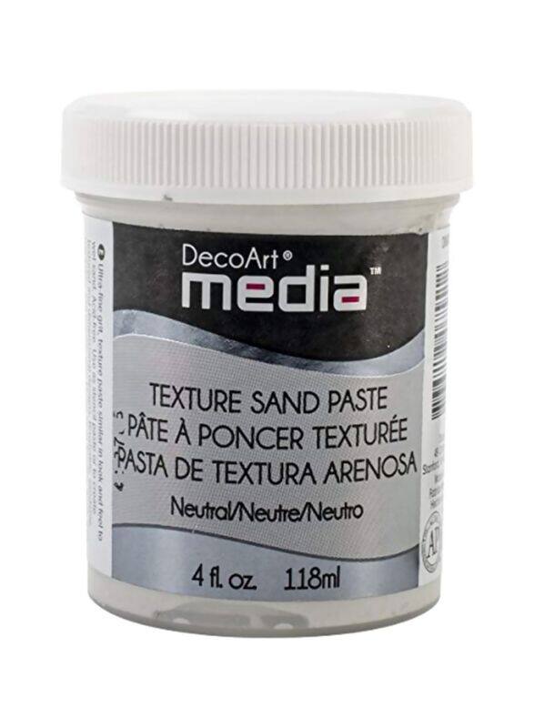 

DecoArt Media Texture Sand Paste, 118ml, White