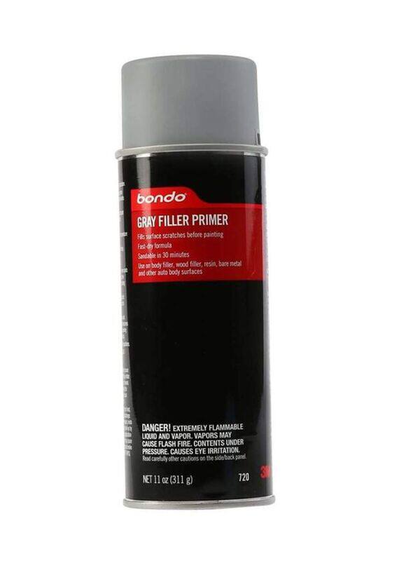 

Bondo 311g Gray Filler Primer, Black