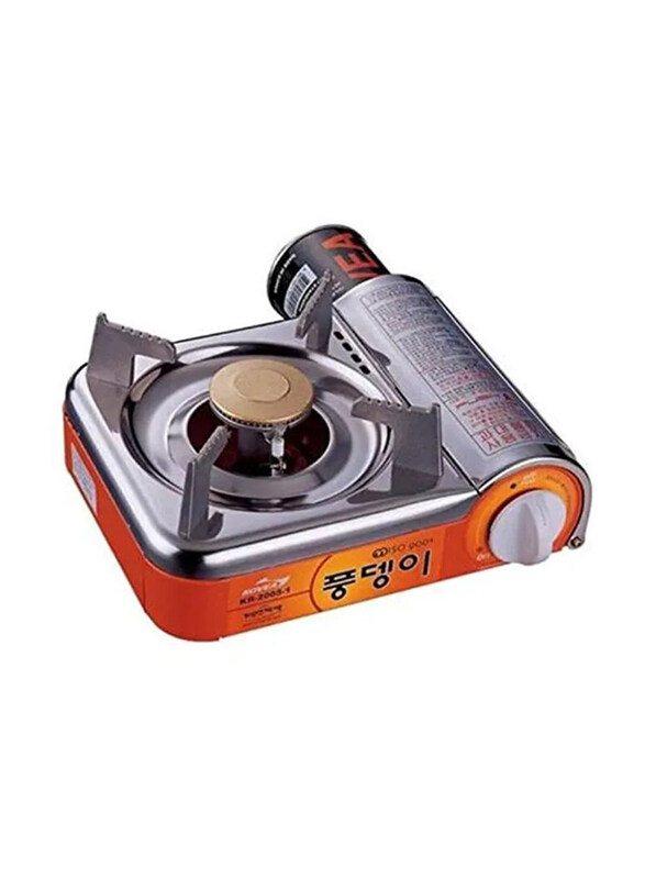 

Kovea Beetle Range Camping Stove, Silver/Orange/White