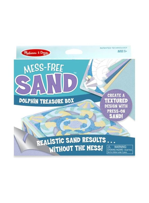 Melissa & Doug Mess Free Sand Dolphin Box, 30045, Ages 3+