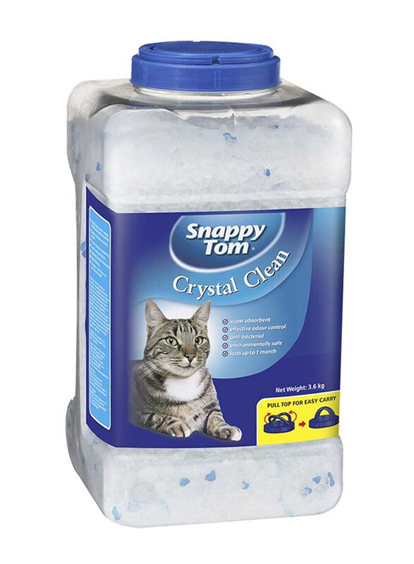 

Snappy Tom Crystal Clean Cat Litter, 4 Kg, Multicolour