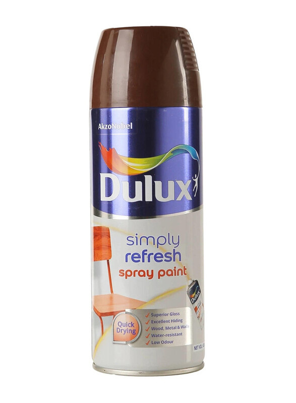 

Dulux Simply Refresh Spray Paint, 400ml, Dark Brown