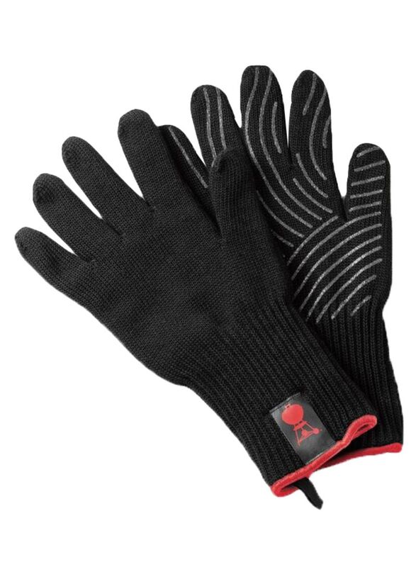 Weber Premium Heat Resistant Glove Set, 2 Piece, Black