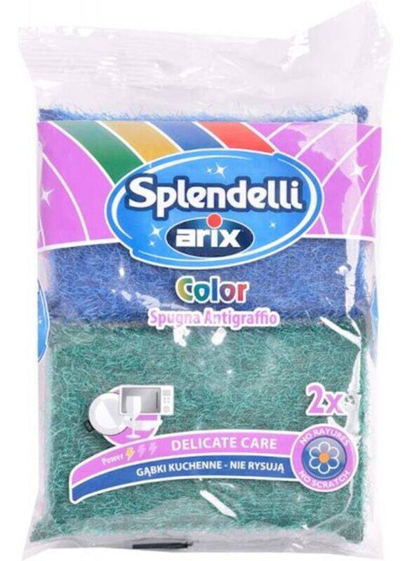

Arix 2-Piece Color Non Scratch Sponge, Multicolour