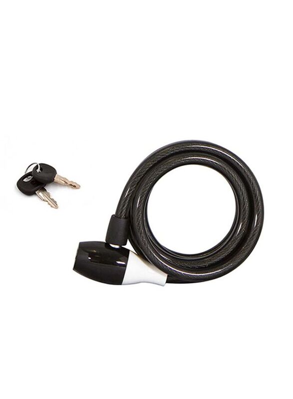 Spartan Bicycle Cable Lock, 180cm, Black