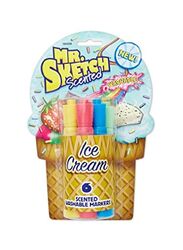 Mr. Sketch Washable Water Colour Marker, 6-Piece, Yellow/Red/Blue