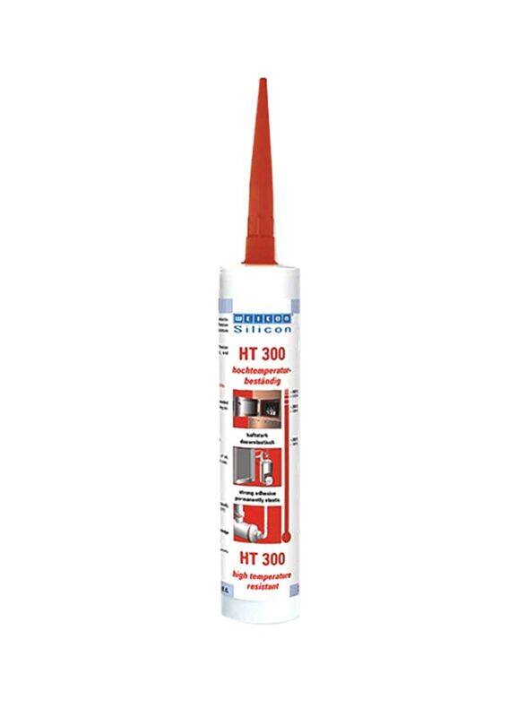 

Generic Weicon Silicone 310ml Sealant, HT 300, White/Red