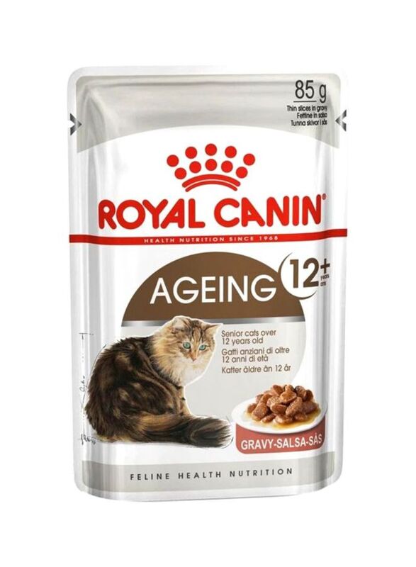 Royal Canin Ageing Wet Food for Adult Cats, Brown, 85g