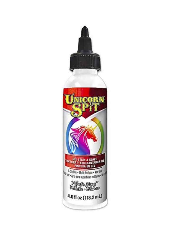 Unicorn SPit Stain and Glaze Gel, 118.2ml, White Ning
