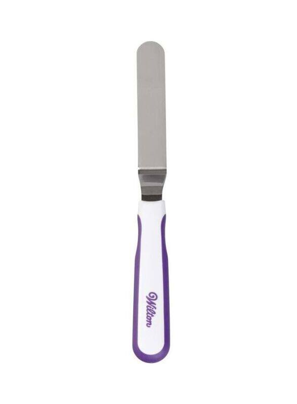 

Wilton Stainless Steel Angled Spatula, White/Purple/Silver