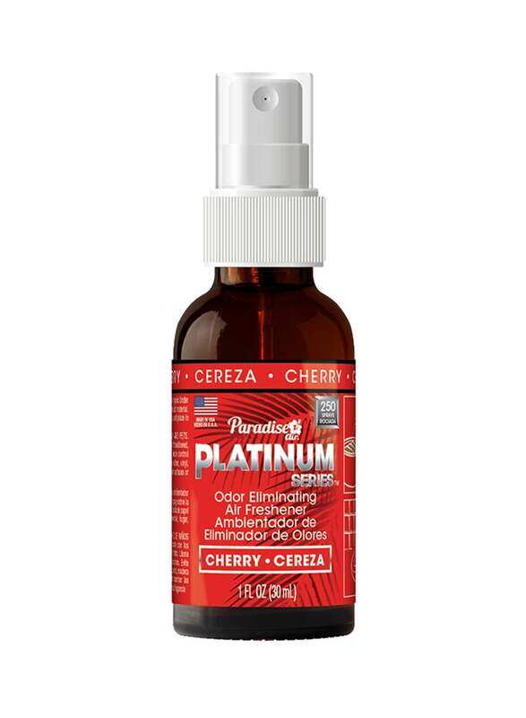 

Paradise Air 30ml Cherry Platinum Series Odor Eliminating Air Freshener Spray