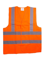 Mkats Reflective Safety Vest Jacket, Orange