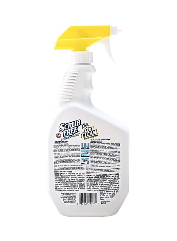 Oxi Scrub Free Lemon Flavour Bathroom Cleaner, 946ml