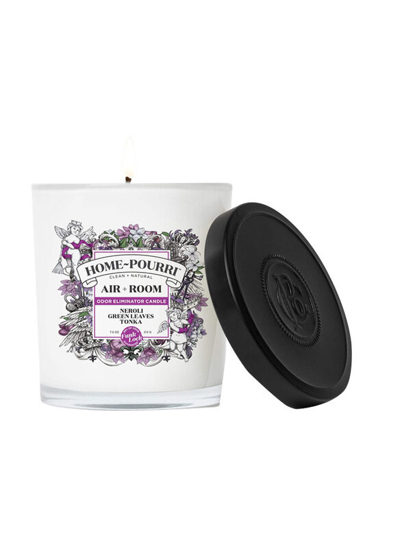 

Home Pourri Odor Eliminator Neroli Green Leaves Tonka Candle, 212gm, Multicolour