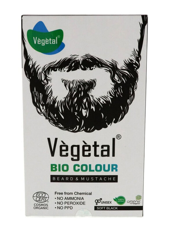 

Vegetal Bio Bio Colour Beard And Mustache, 100g, Soft Black