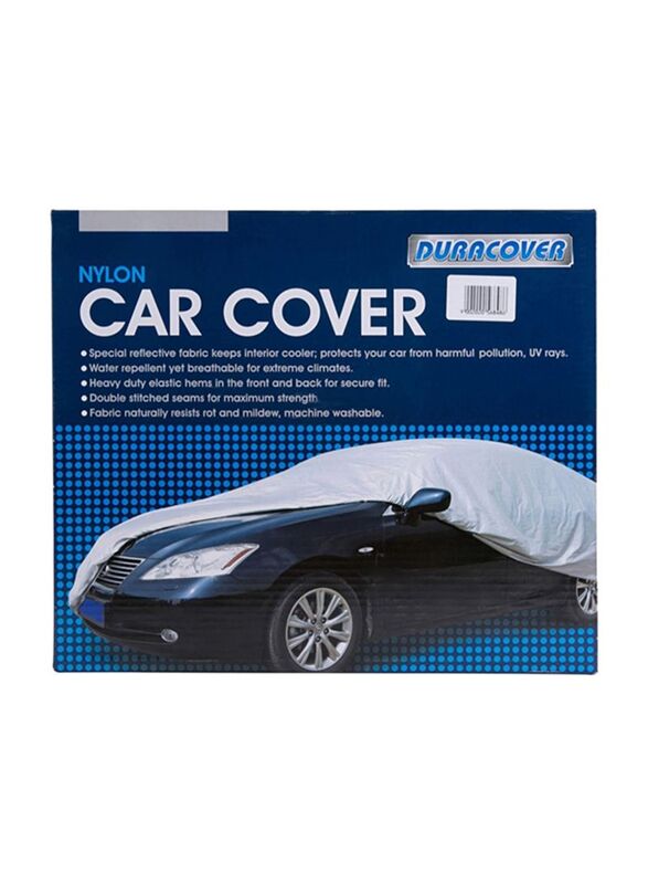 Duracover Nylon Car Cover, L, Grey