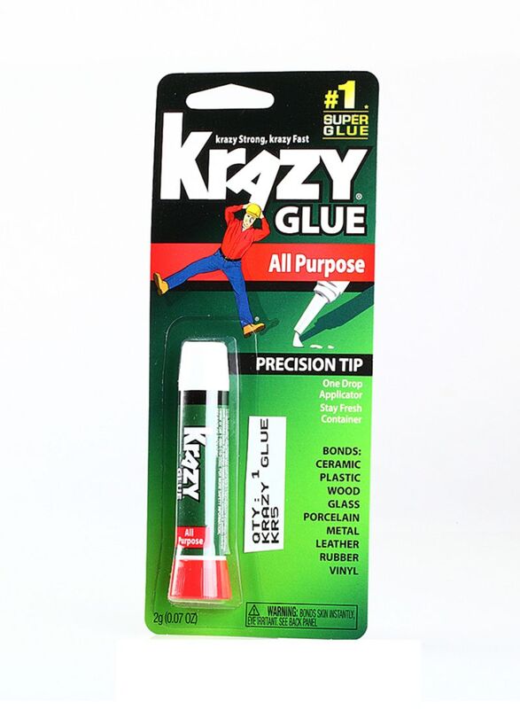 KRAZY All Purpose Glue, 2g, Clear