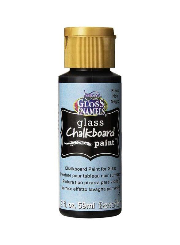 

DecoArt Americana Gloss Enamels Chalkboard Carded Paint, 59ml, Black Slate