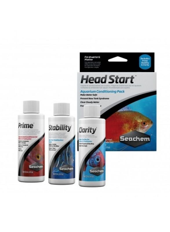 Seachem Head Start Combo, Set of 3, Multicolour