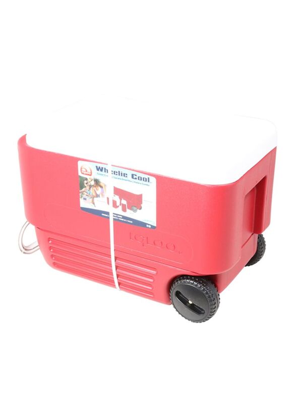 Igloo Mini Playmate Wheelie Cool With Legend Jug, 35.96 Litre, Red/White