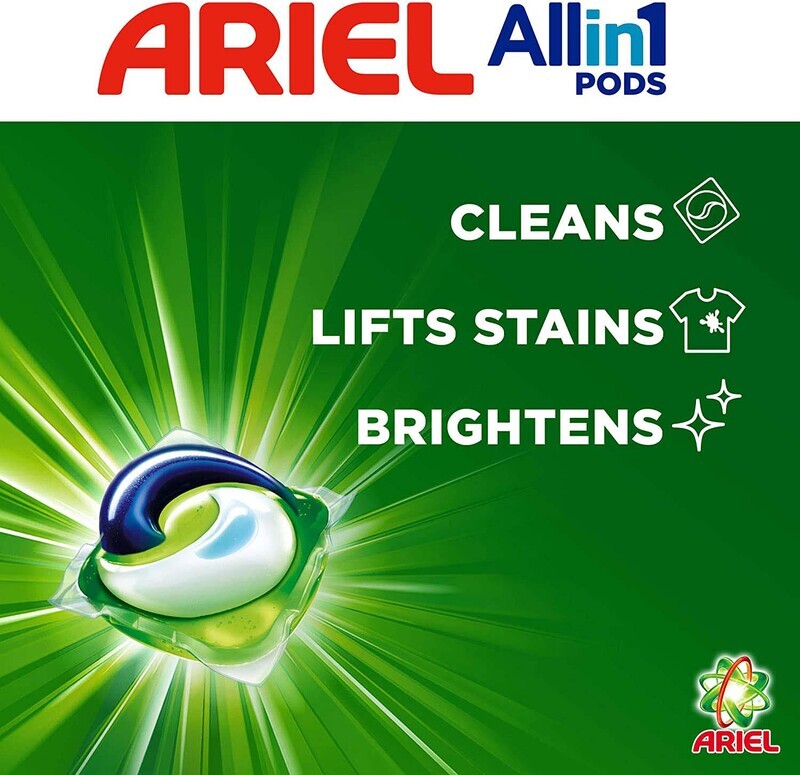 Ariel All-in-1 Pods Washing Liquid Capsules, 378g