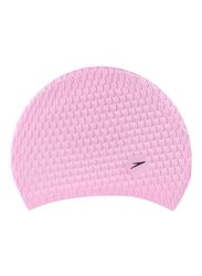 Speedo Bubble Swimming Cap, Pink