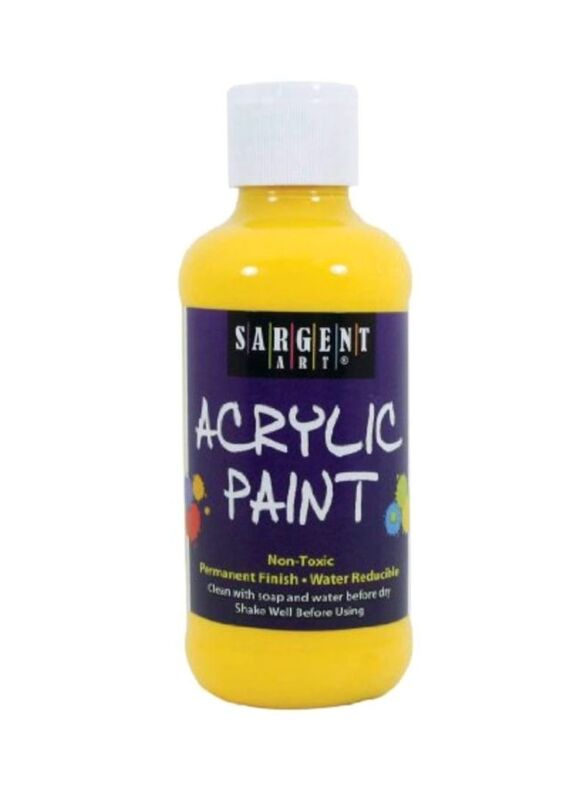 Sargent Art Fluorescent Acrylic Paint, Yellow