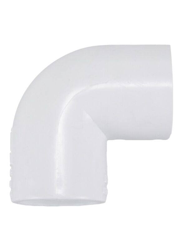 

Mkats Polyvinyl Chloride Pipe Elbow Connector, White