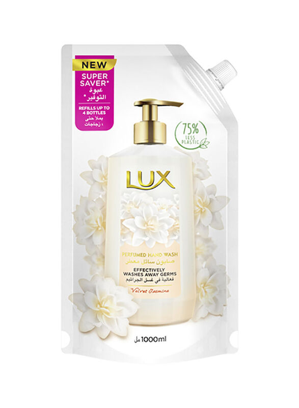 Lux Velvet Jasmine Perfumed Hand Wash Refill Pouch, 1 Litre
