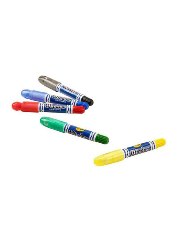 

Crayola 5-Piece Window Crayons, Multicolour