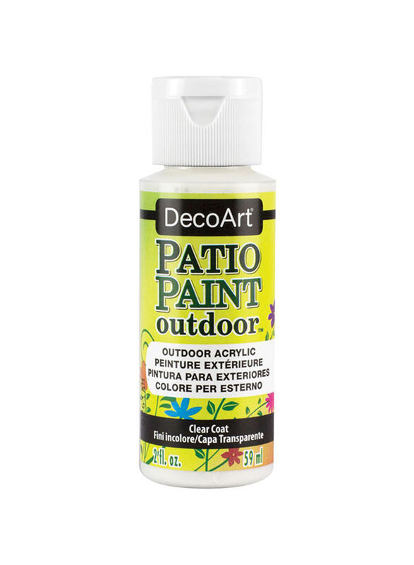 Deco Art Patio Outdoor Acrylic Paint, 59ml, Clear Coat