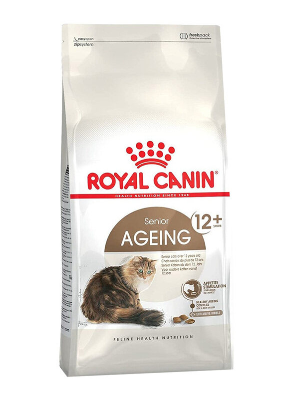 

Royal Canin Feline Health Nutrition Ageing 12 Plus Years Cat Dry Food, 2Kg