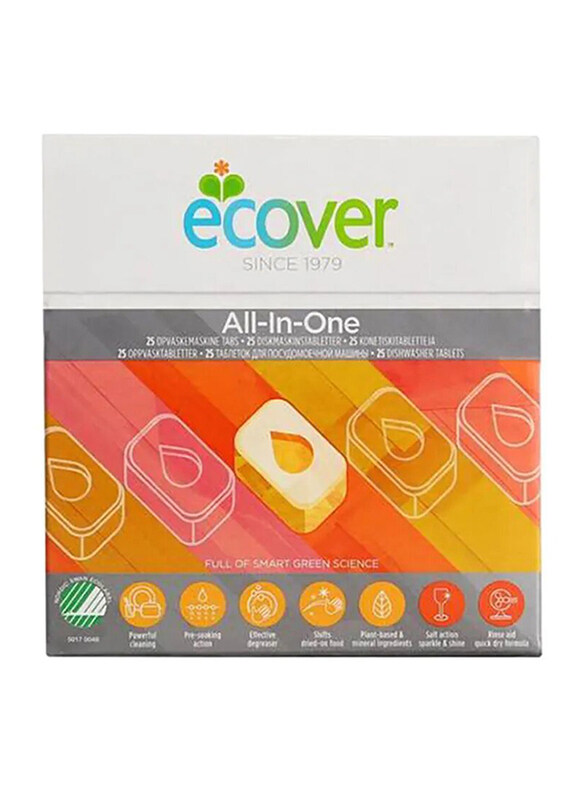 

Ecover All-In-One Dishwasher Tablets, 500g