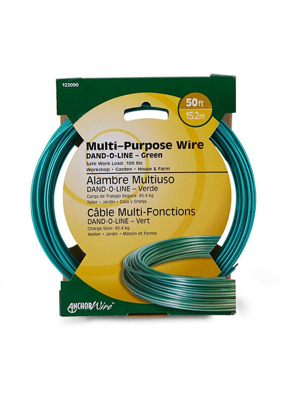 Hillman 15.2mm Multi-Purpose Wire, ACE138657, Green