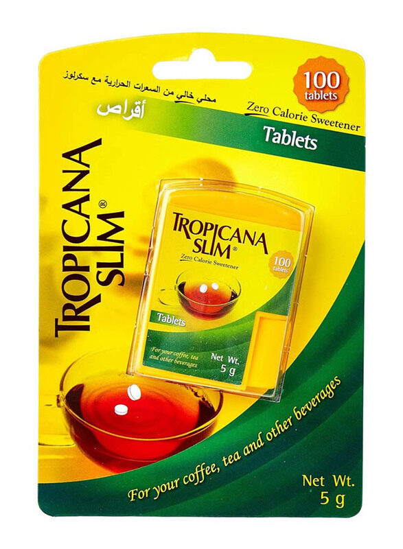 

Tropicana Slim Zero Calorie Sweetener Diet, 100 Tablets