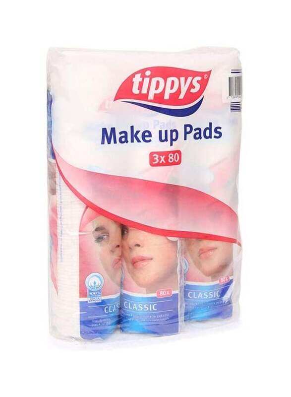 Tippys 240 Piece Make Up Pads, White