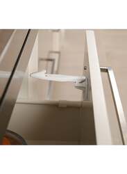 Dreambaby Twin Pin Drawer Latches, 3 Pieces, White