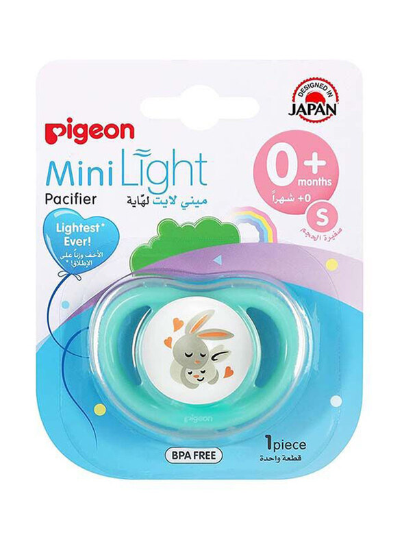 

Pigeon Minilight Pacifier, Small, Blue