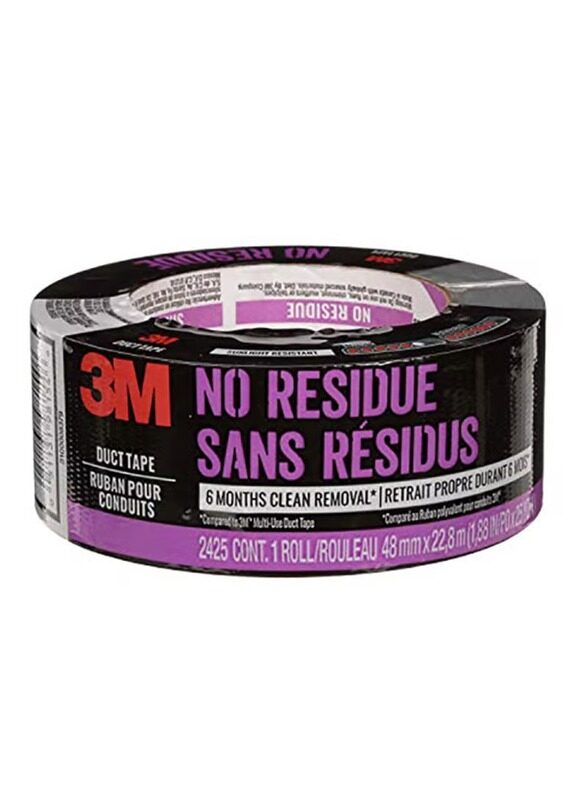 

3M No Residue Duct Tape, Black