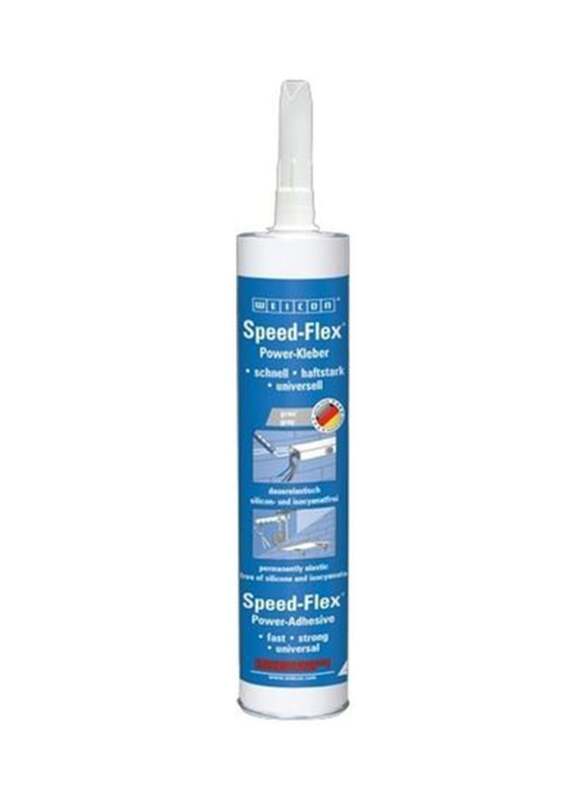 Weicon Speed-Flex 310 Ml Crystal Ms-Polymer Adhesive & Sealant For Fixings, 13602310, Grey