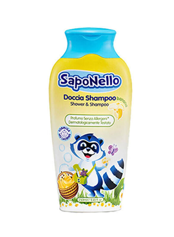 

Saponello Delicate Shower & Shampoo, Clear, 250 ml