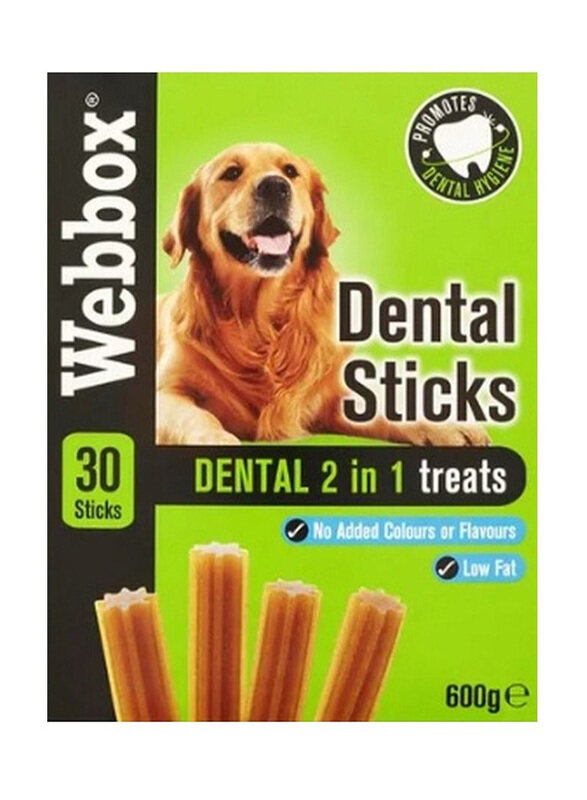 

Webbox 2 in 1 Dental Chew Sticks Treats Dry Dog Food, 600g