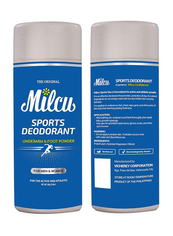 

Milcu Sports Deodorant, 80gm