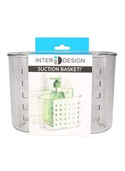 Inter Design Suction Holding Basket, Clear