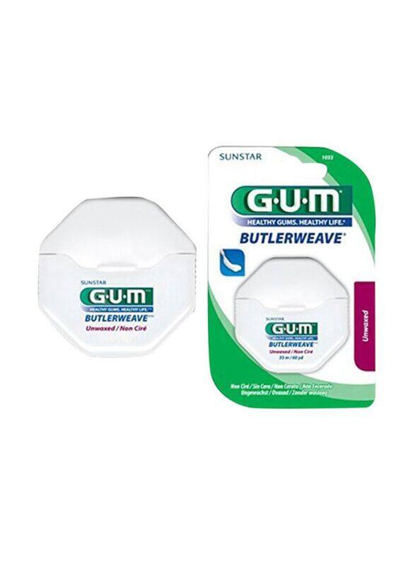 

Sunstar Gum Butlerweave Dental Floss, White