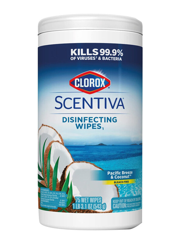 

Clorox Pacific Breeze & Coconut Scentiva Disinfecting Wipes, 75 Wipes