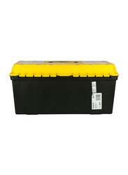 Stanley 56cm Tool Organizer Box, Black/Yellow/Clear