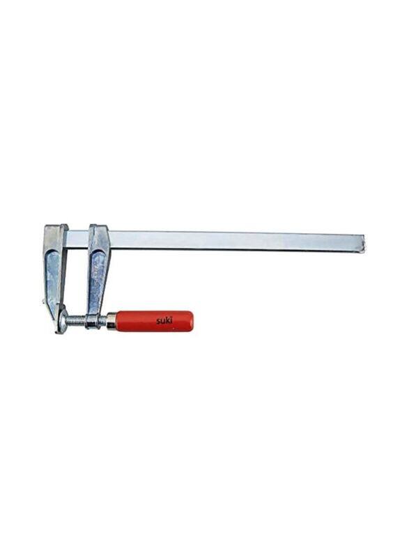 

Suki 300mm Diy-Type F-Clamp, B07N6MBQRC, Silver/Red