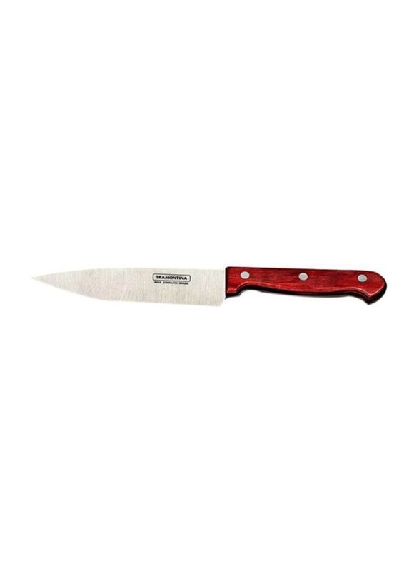 Tramontina 6inch Cooks Knife Polywood, Red/Silver