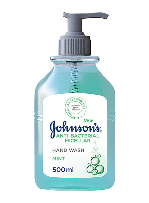 

Johnson's Anti-Bacterial Micellar Mint Hand Wash, 500ml